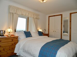 Kamar Double, pemandangan laut (Room 2) | 1 kamar tidur, seprai katun Mesir, dan seprai premium