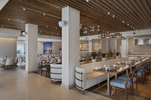 Breakfast and dinner served, Mediterranean cuisine