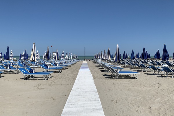 On the beach