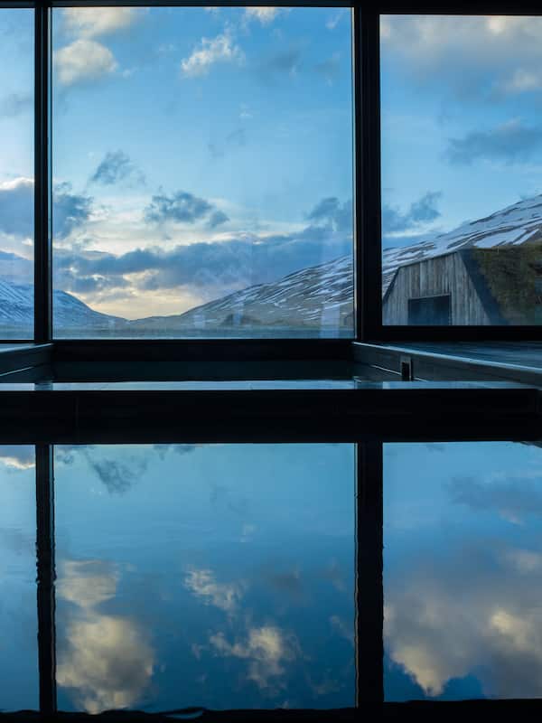 Indoor pool, outdoor pool