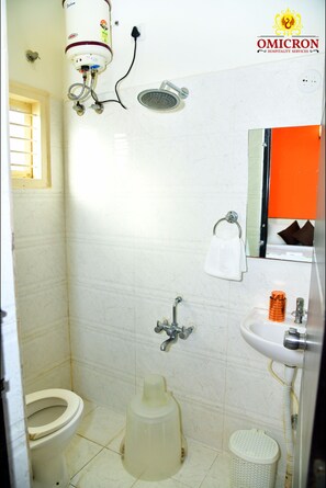 Shower dan handuk