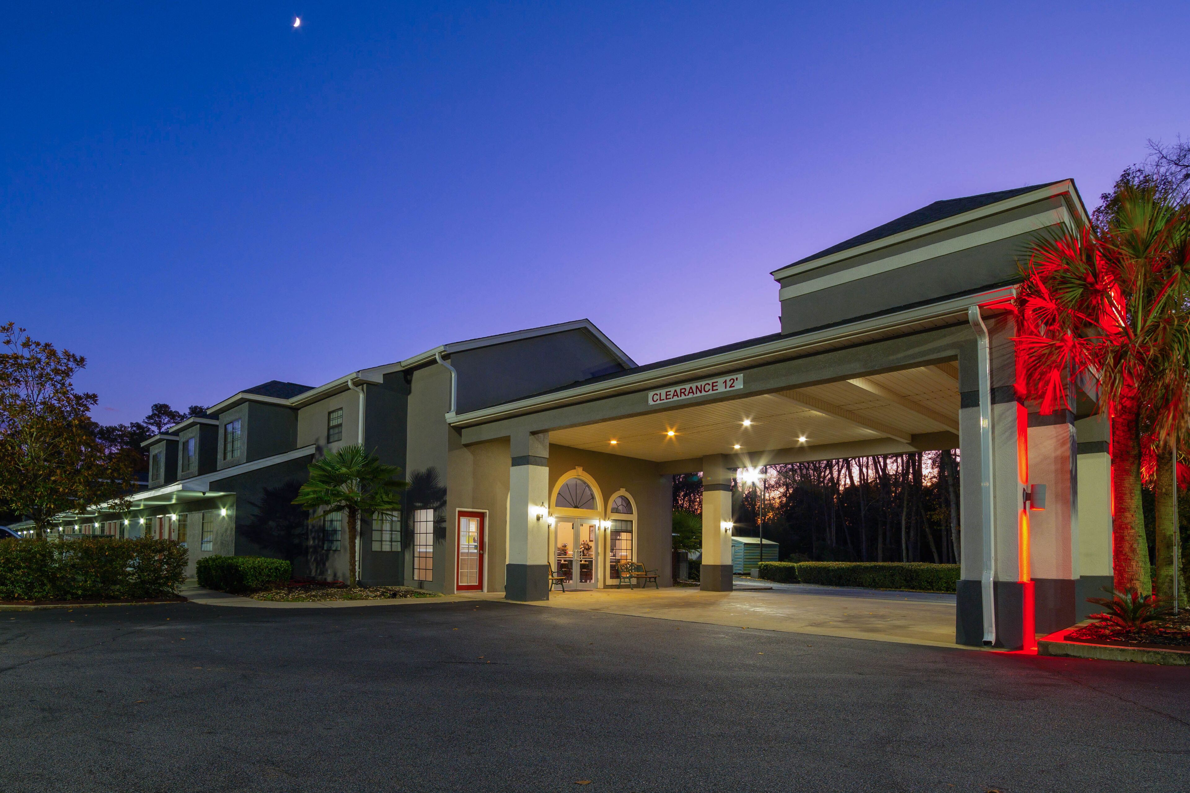Front of property - evening/night