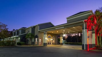 Front of property - evening/night