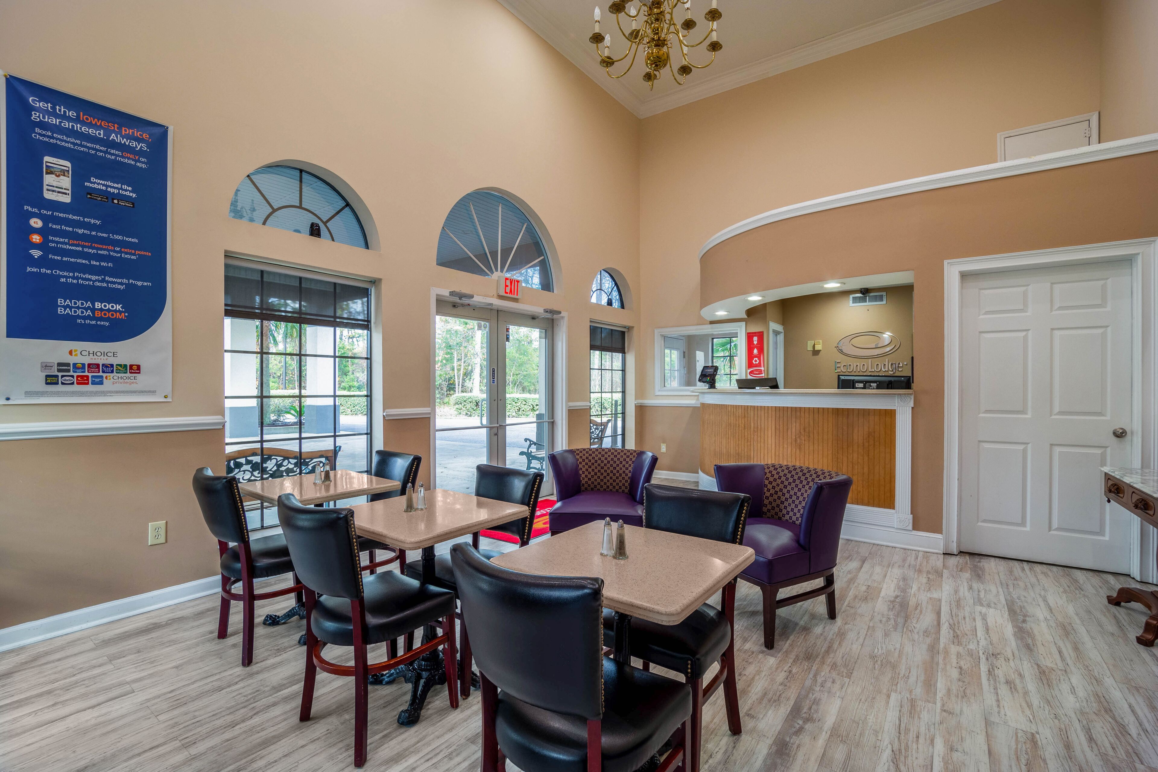 Lobby sitting area