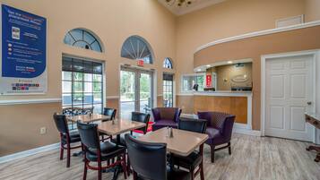 Lobby sitting area