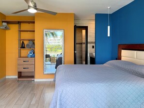 2 habitaciones, tabla de planchar con plancha, wifi y ropa de cama 