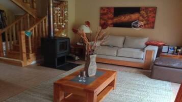 TV, DVD player, stereo