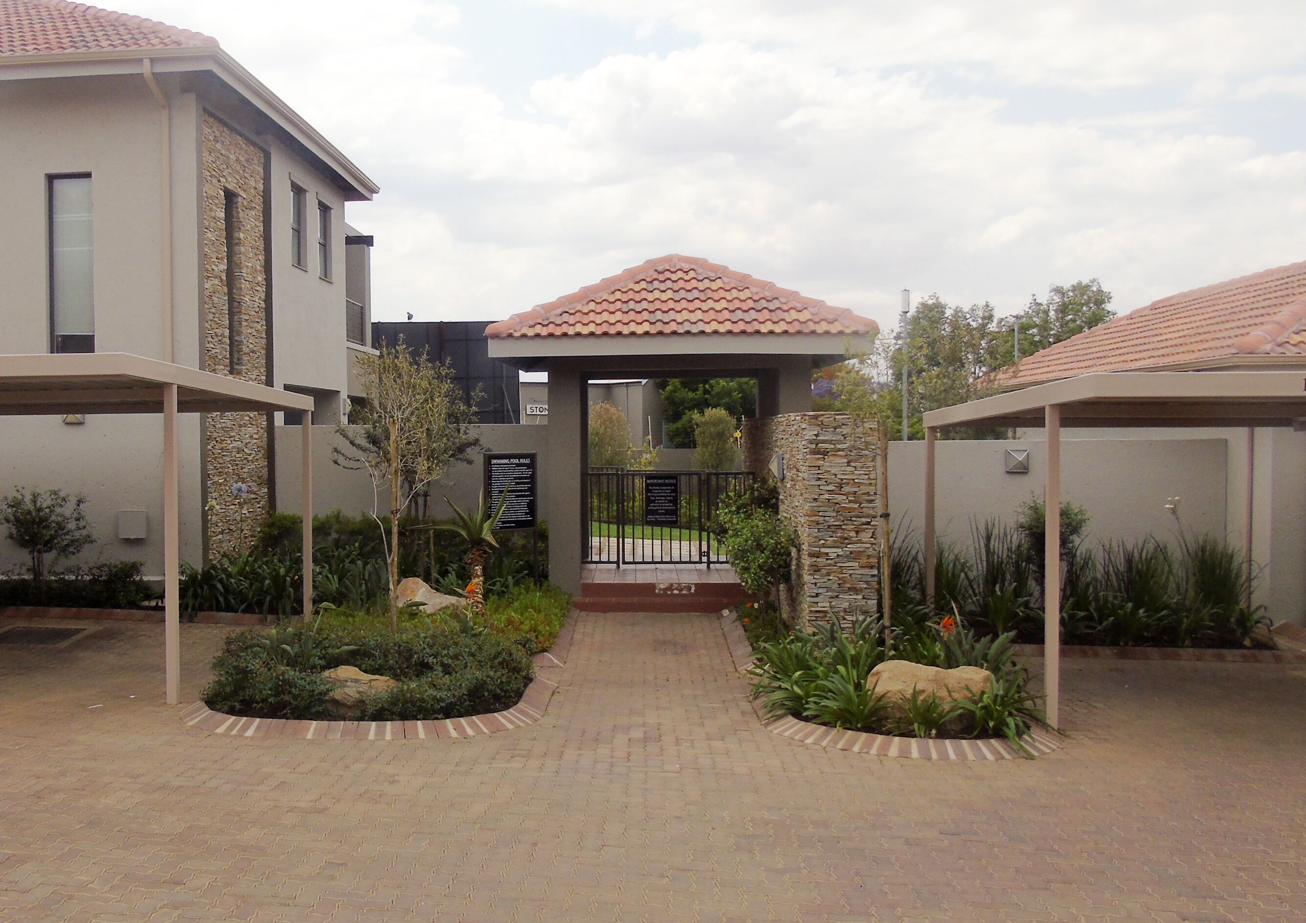 Enceinte de l’hébergement