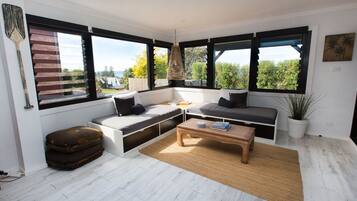 TV, fireplace, video game console, Netflix