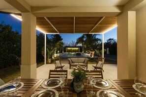 Outdoor dining - Villa Emanuela - Villa with pool (Ispica)