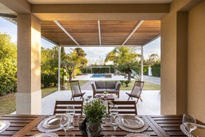 Outdoor dining - Villa Emanuela - Villa with pool (Ispica)