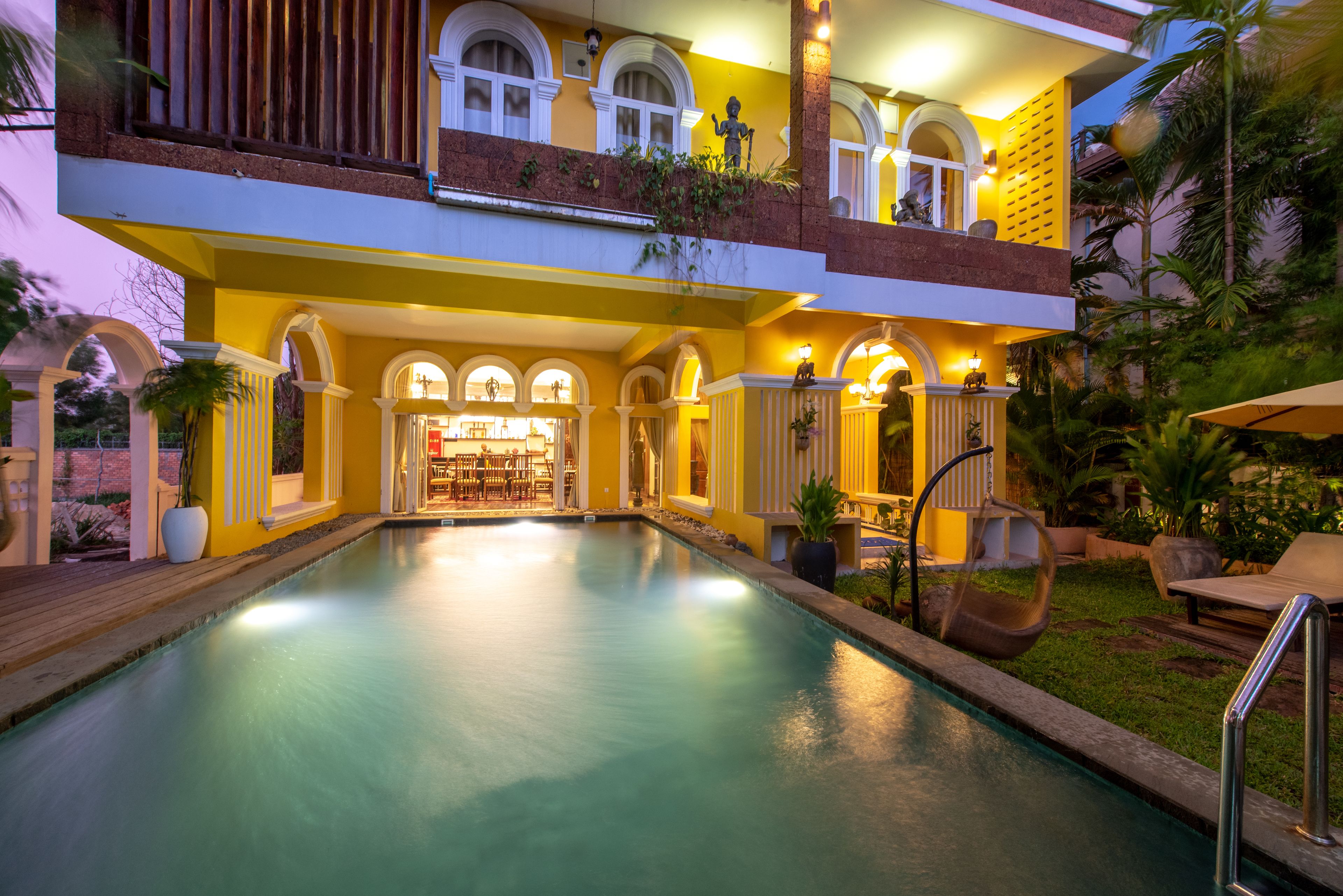 front of property – evening/night