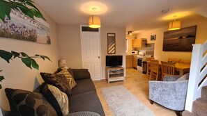 TV, DVD player, ping pong