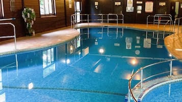 Indoor pool, a heated pool
