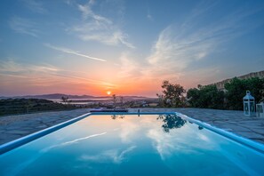 Pool - Modern Cycladic house with pool (Paros)