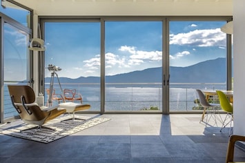 Stunning lake views from the living area