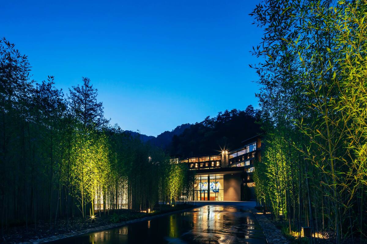 front of property – evening/night