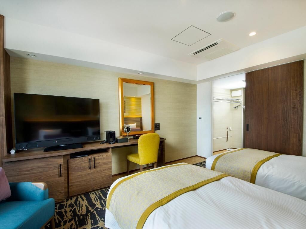 1 개의 침실, 객실 내 금고, 각각 다른 스타일의 인테리어, 책상