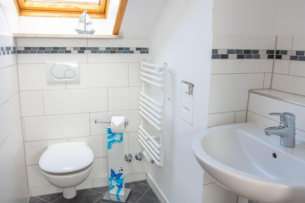 Shower - The "Seestern" in Haus Meeresglück, close to the beach and central! (Dahme)