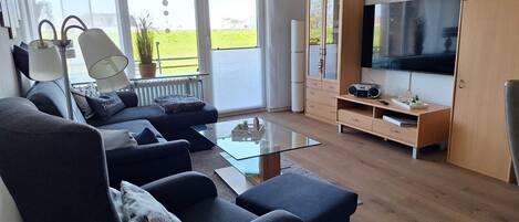 TV, ping pong, stereo