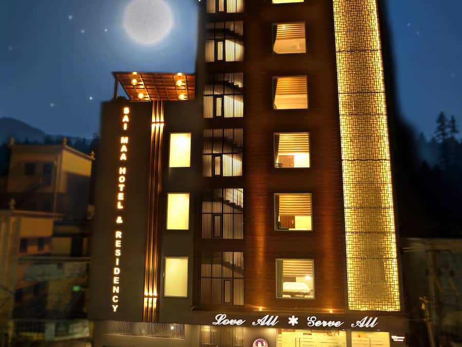 Overnatningsstedets facade