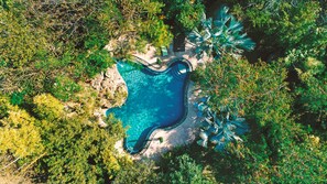 3 outdoor pools