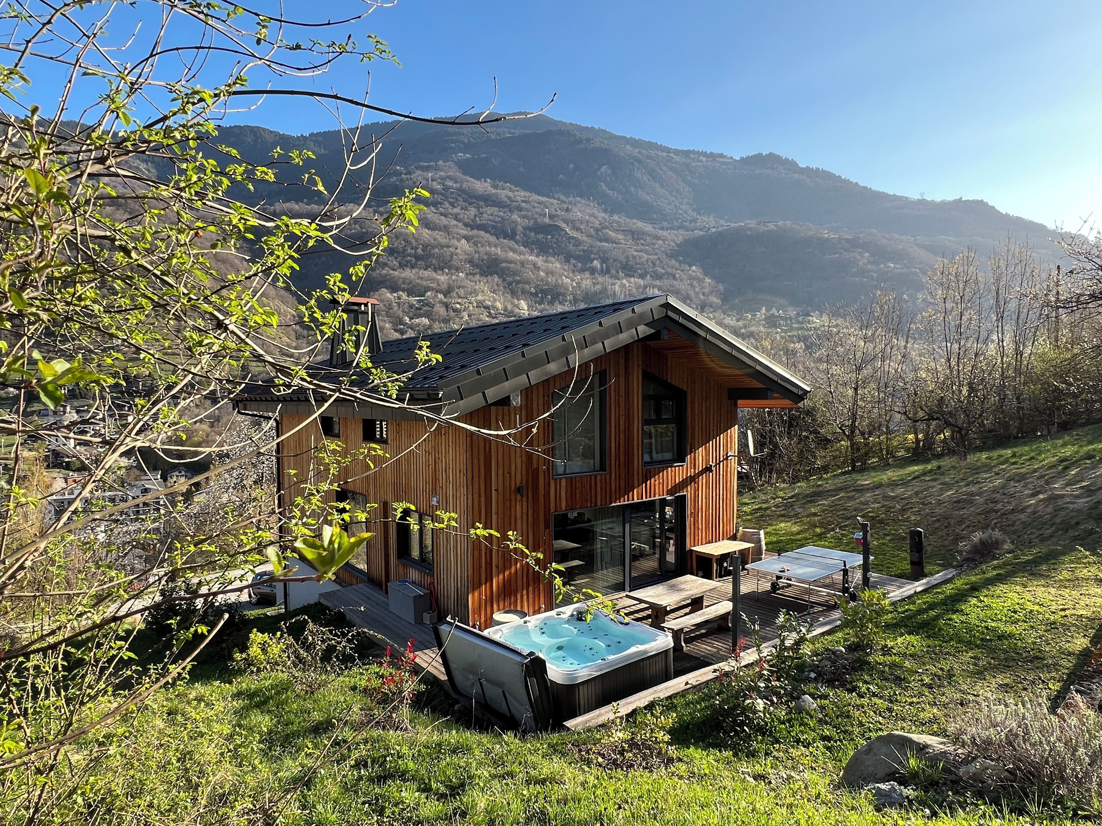 Bain à remous extérieur