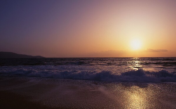On the beach