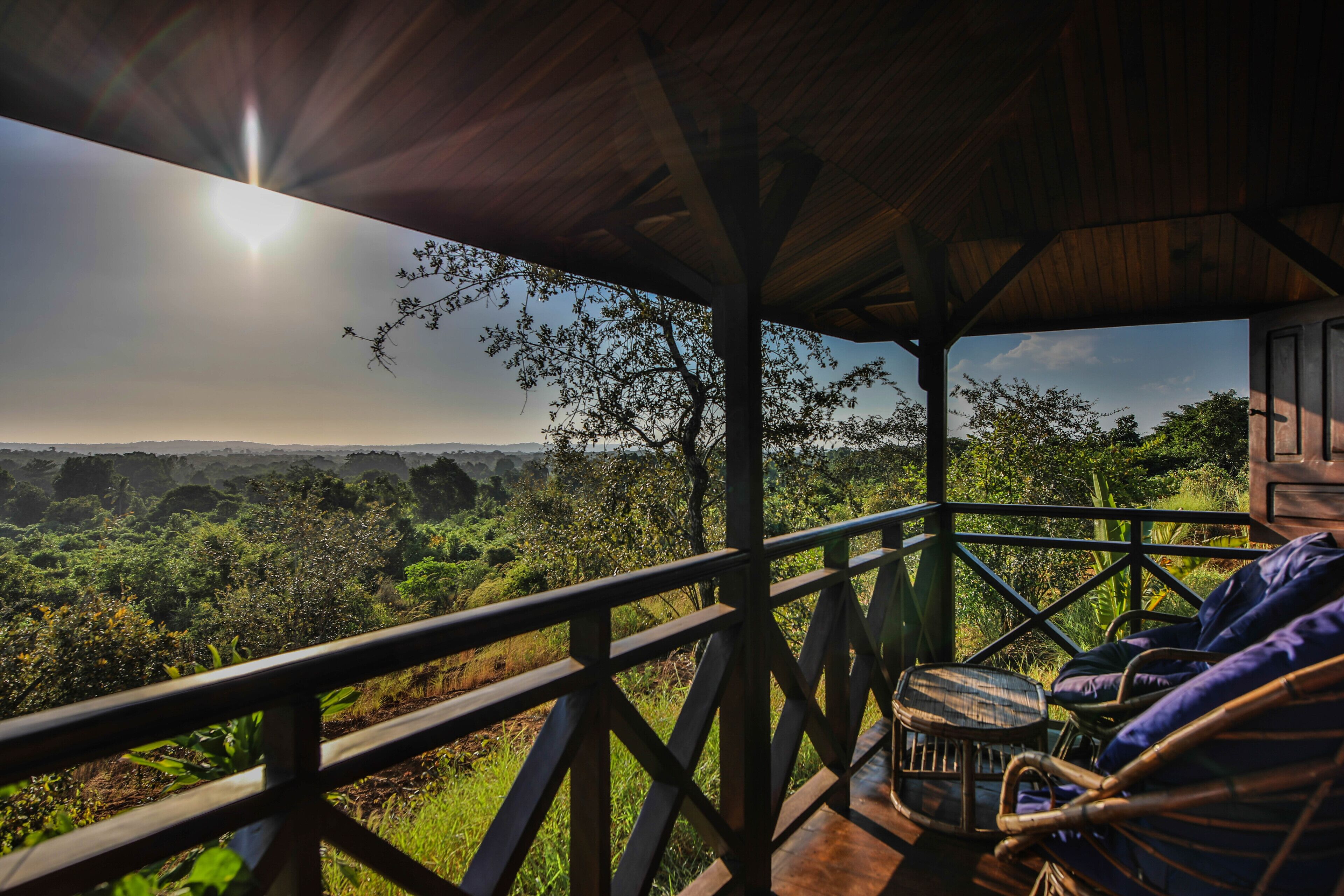 Comfort-dupleks - ikke-ryger - udsigt til have | Udsigt fra balkon