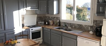 Familiehuis dichtbij de GR34 en stranden
