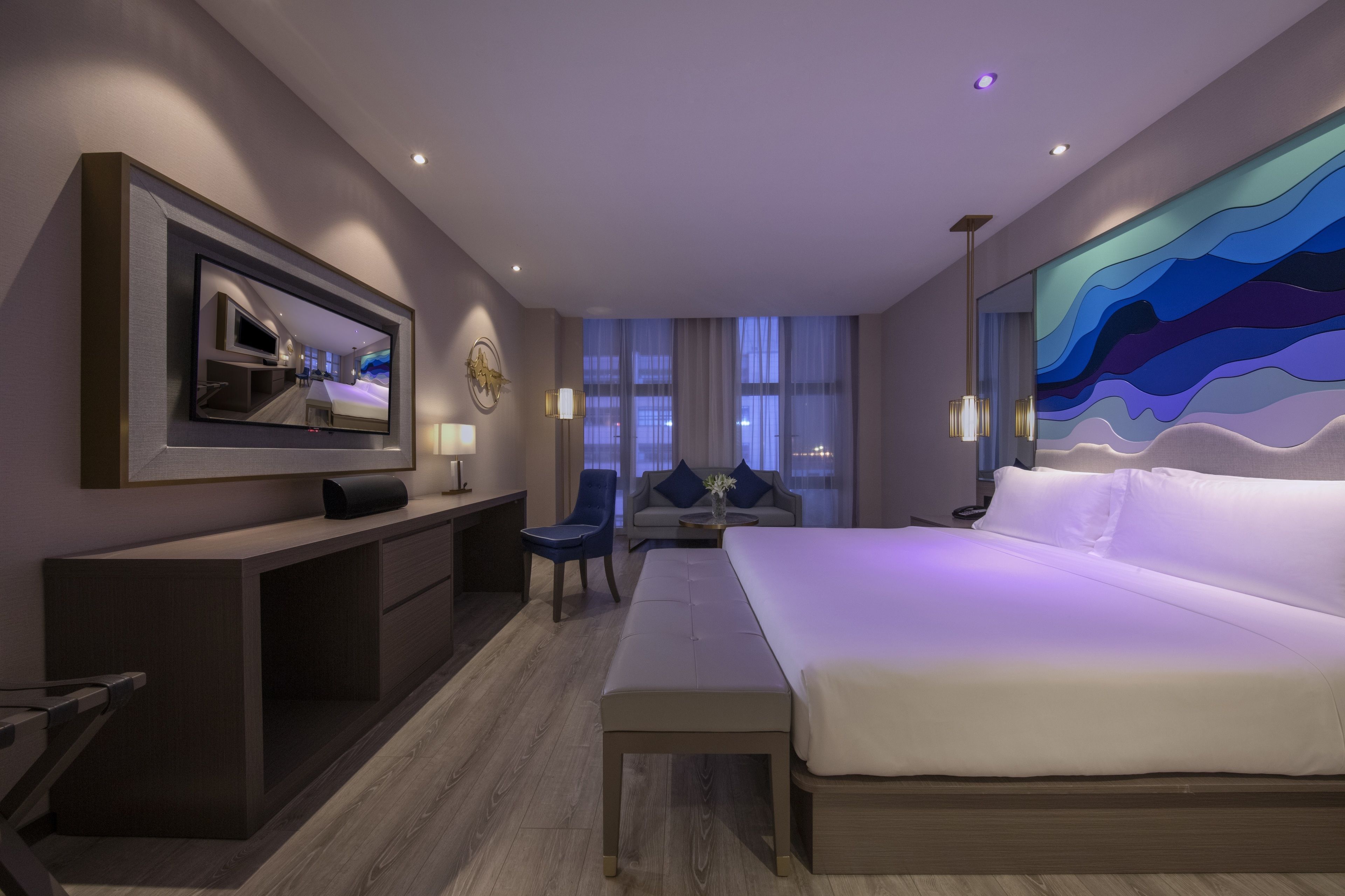 business double room | down duvets, pillow-top beds, minibar, in-room safe