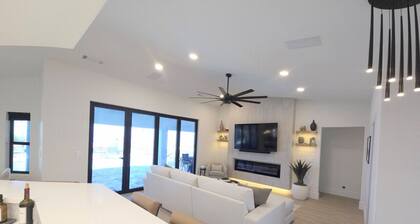 Pool Home with Lake Views! Hot Tub, Game Room & BBQ