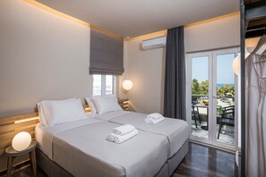 Premium Apartment, 2 Bedrooms, Jetted Tub | In-room safe, desk, laptop workspace, soundproofing - Sun Ray Luxury Apartments (Chania)