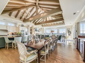 Dining - 10 East Wind ~ Top of the Line, Luxury Ocean Front 4BR Home with Private Pool! (Hilton Head Island)