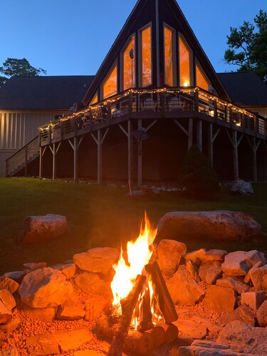 Modern 'Sugar Chalet' w/ Firepit  and Cozy Decor