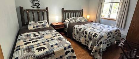 3 habitaciones, cuna de viaje, wifi gratis y ropa de cama