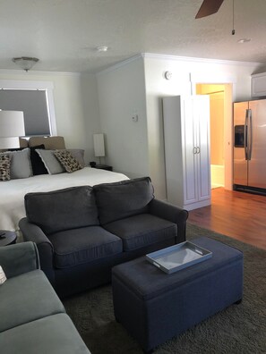 1 bedroom, memory foam beds, iron/ironing board, WiFi