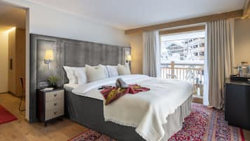 Sábanas de algodón egipcio, ropa de cama de alta calidad y minibar