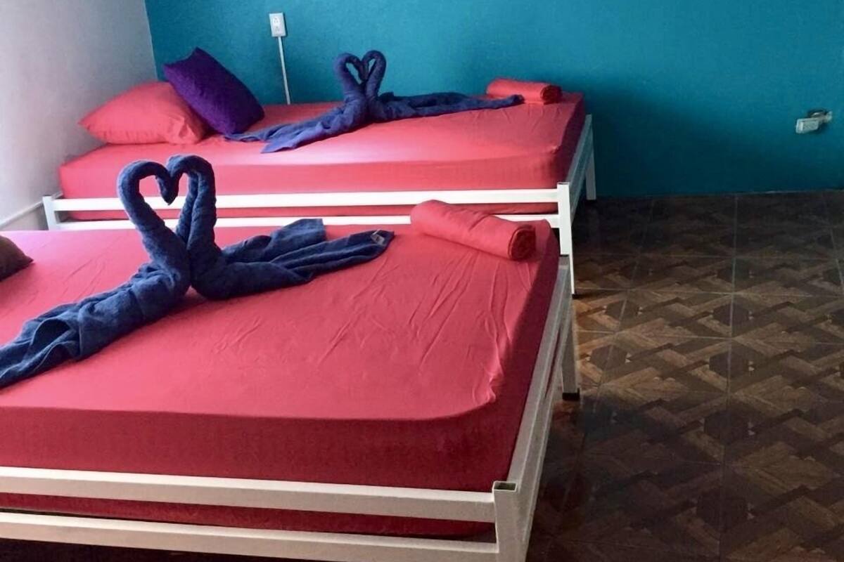 Family Room, Multiple Beds, Private Bathroom | WiFi (free), bed sheets