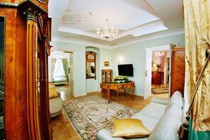 Appartement, 1 très grand lit, non-fumeurs, vue parc | Wi-Fi gratuit, draps fournis