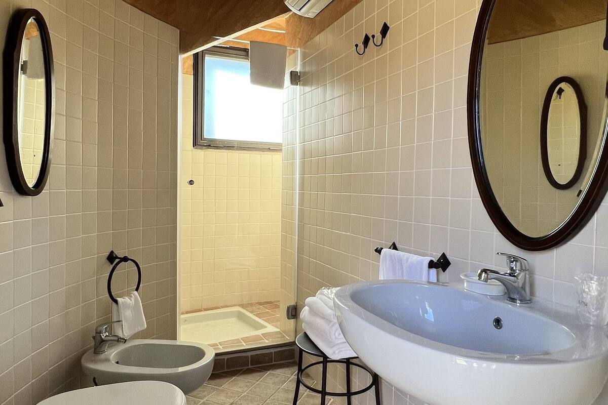 suite | bathroom | shower, free toiletries, hair dryer, slippers