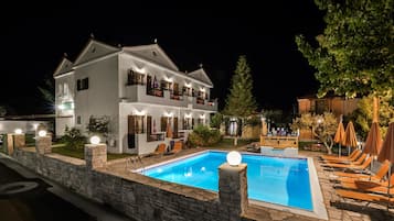 Front of property – evening/night