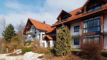 Fassade der Unterkunft