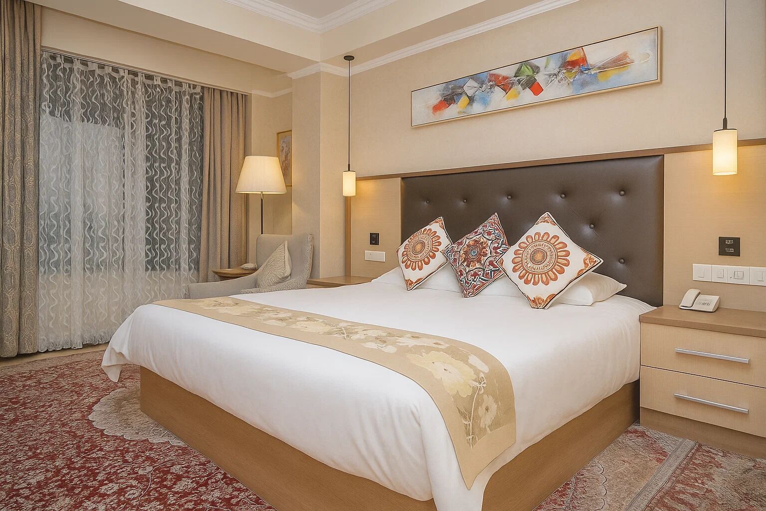 single room | in-room safe, desk, blackout curtains, soundproofing