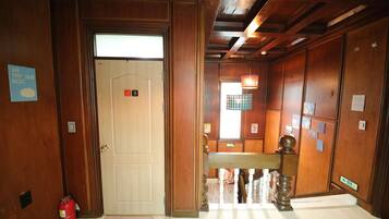 Free toiletries, hair dryer, slippers, towels