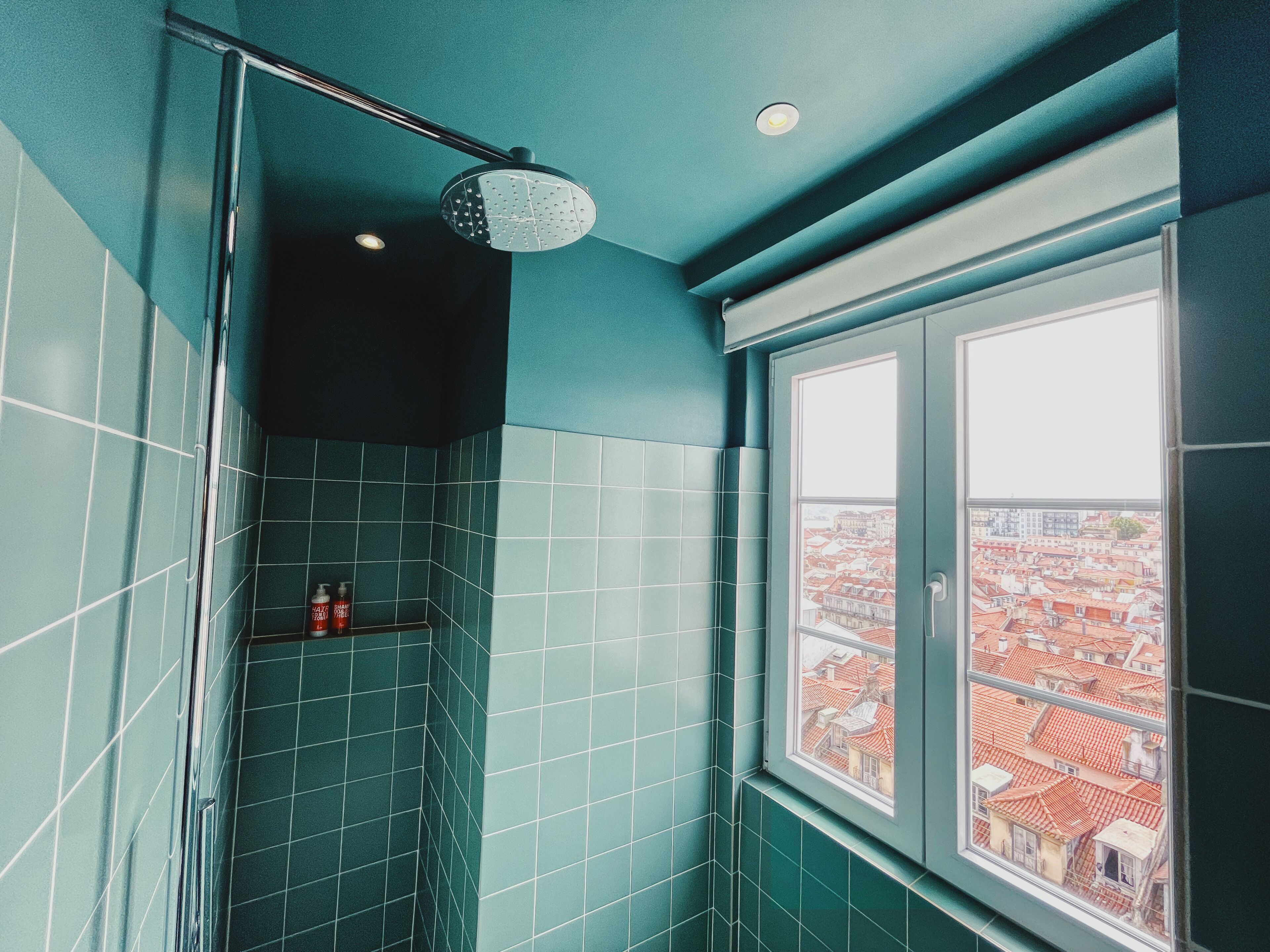 shower, free toiletries, hair dryer, bathrobes