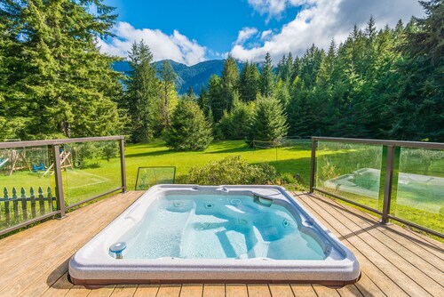 27 metsäaakkaa w vuoristomaisemat lähellä Olympic Natl -puistoa