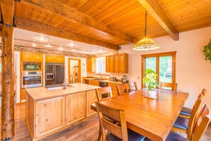 Dining - Hot tub, game room, 27 forested acres w mountain views near Olympic Natl Park (Port Angeles)