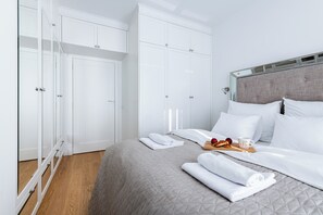 Premium-huoneisto | Silitysrauta/-lauta, ilmainen Wi-Fi, vuodevaatteet