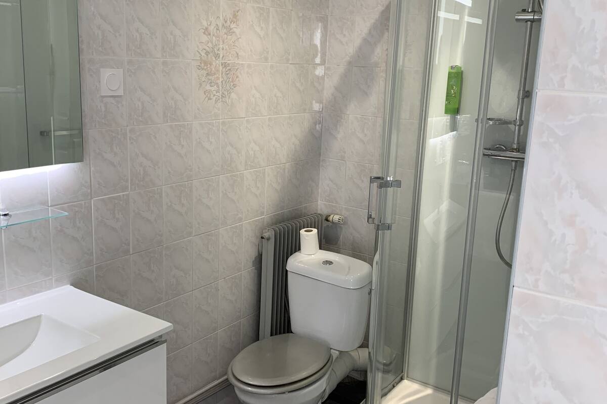 double room, 1 double bed, pool view | bathroom | shower, hydromassage showerhead, free toiletries, hair dryer